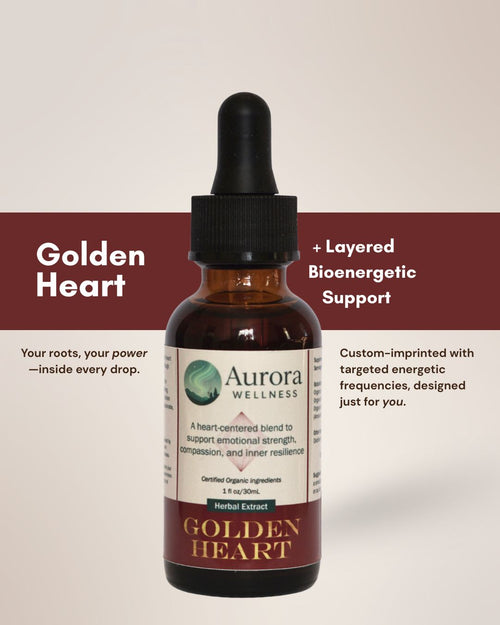 Golden Heart herbal tincture for emotional balance, second view